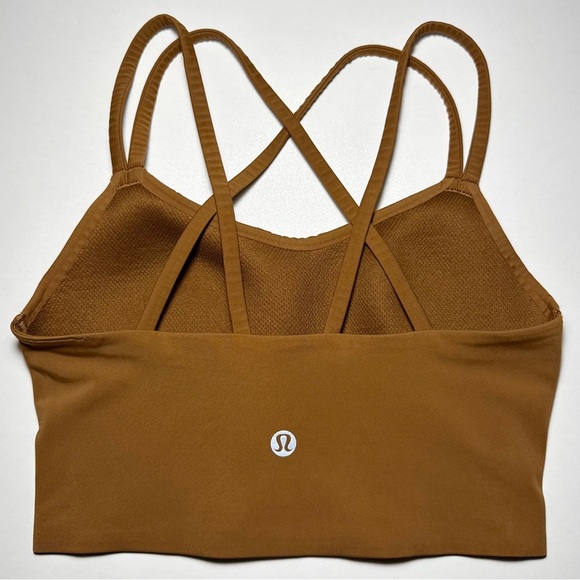 Lululemon Like a Cloud Bra Longline *Light Support, B/C Cup in Copper Brown - Picture 5 of 6